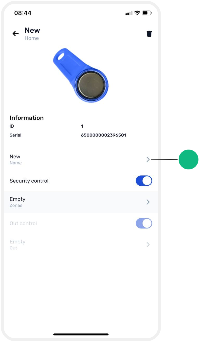 How to add a key to the system