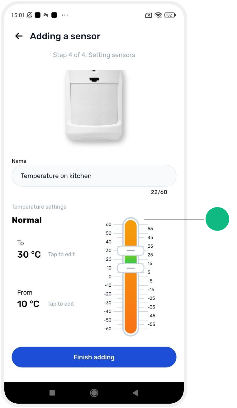 How to add an ASTRA wireless sensor