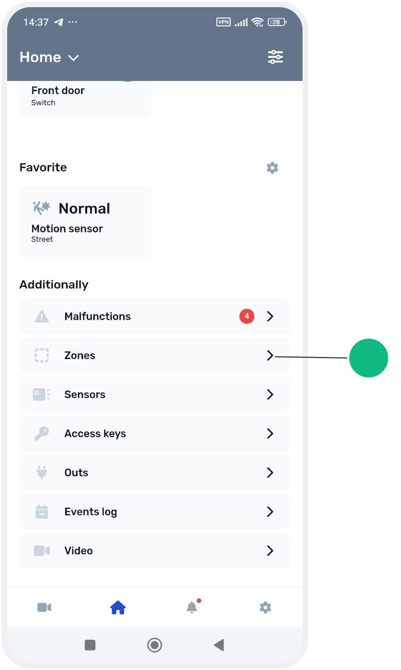 How to create a zone