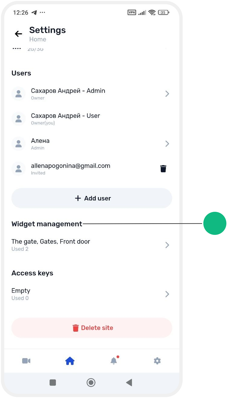 How to edit a widget