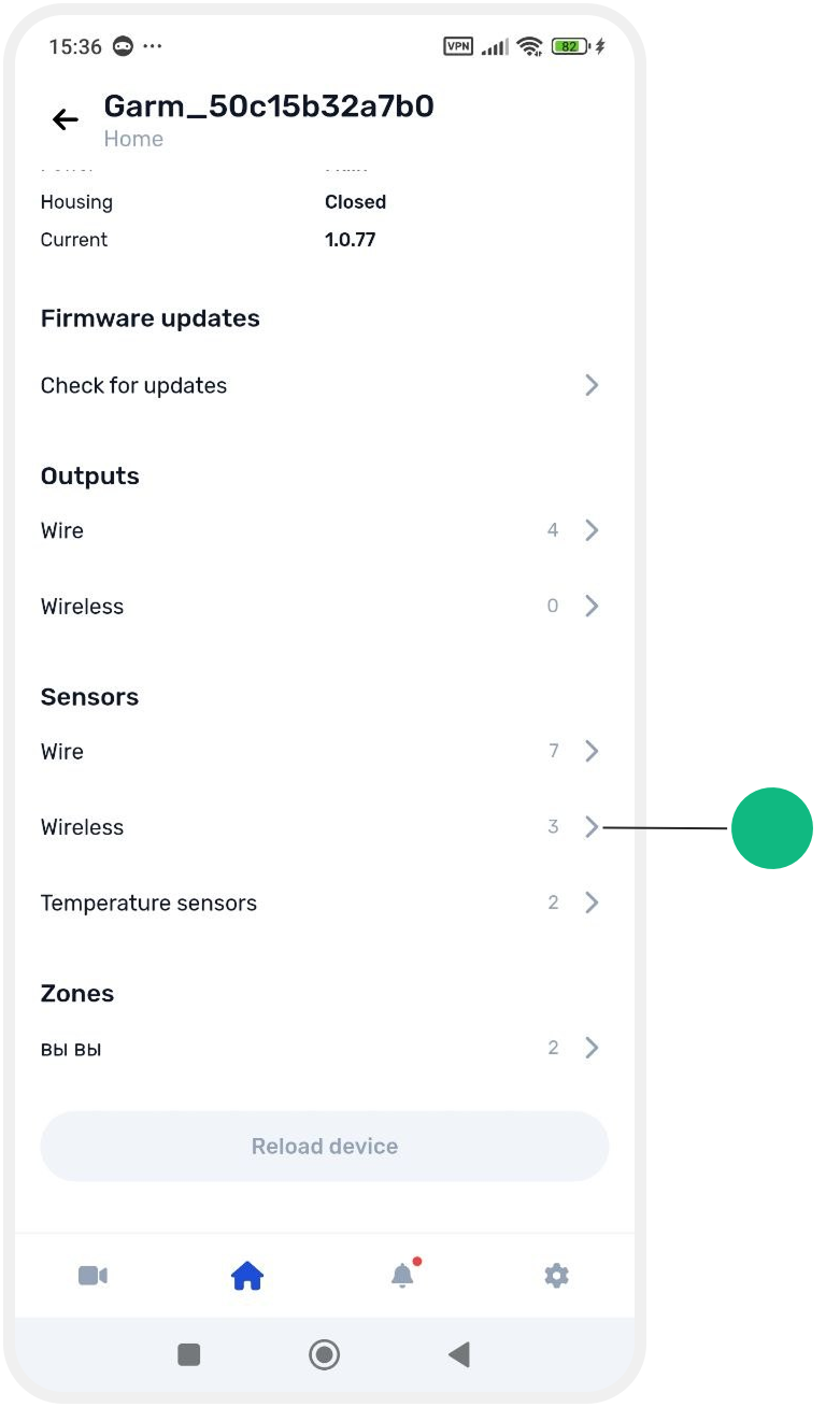 How to enable a sensor