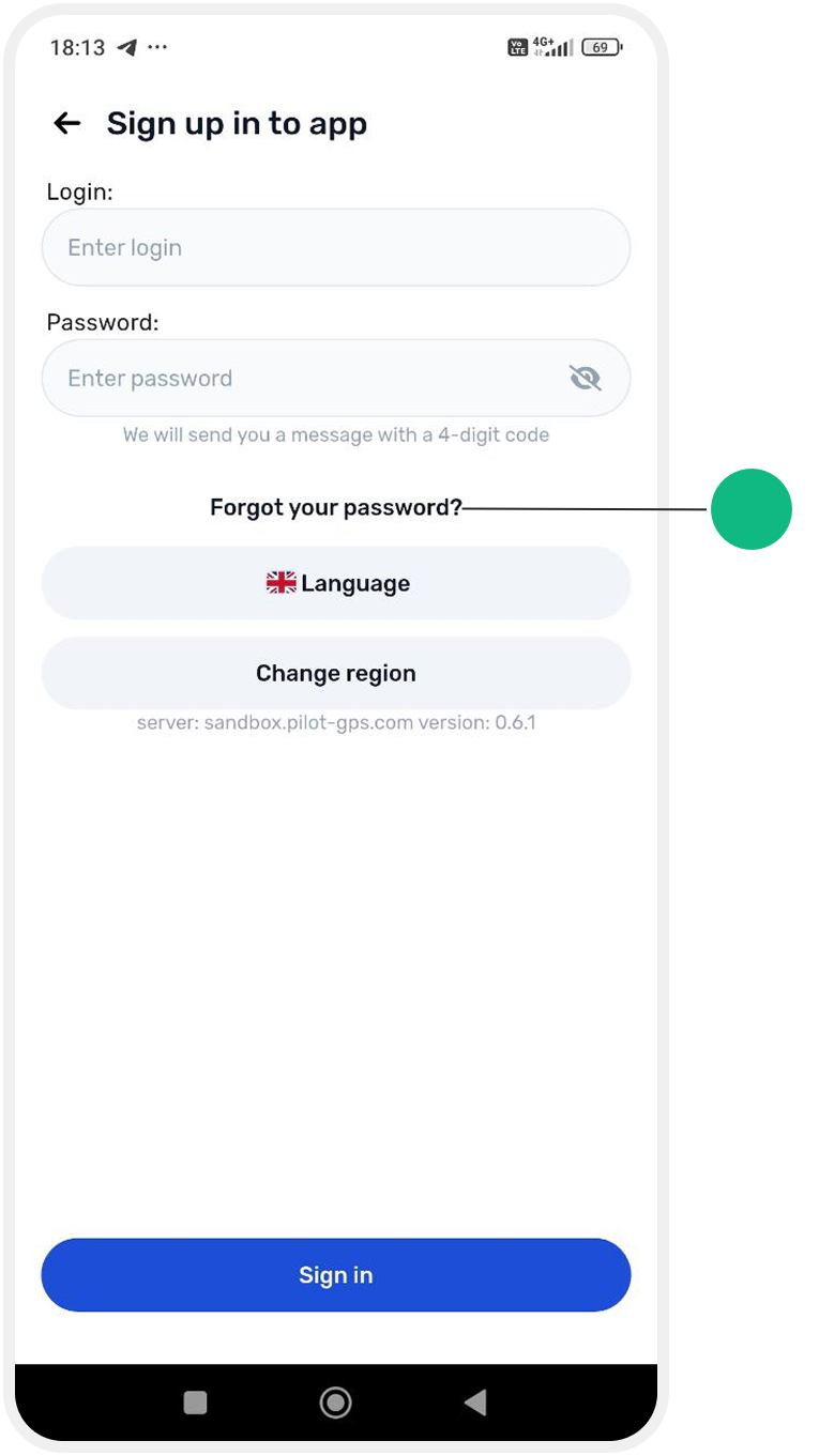 How to sign in and register