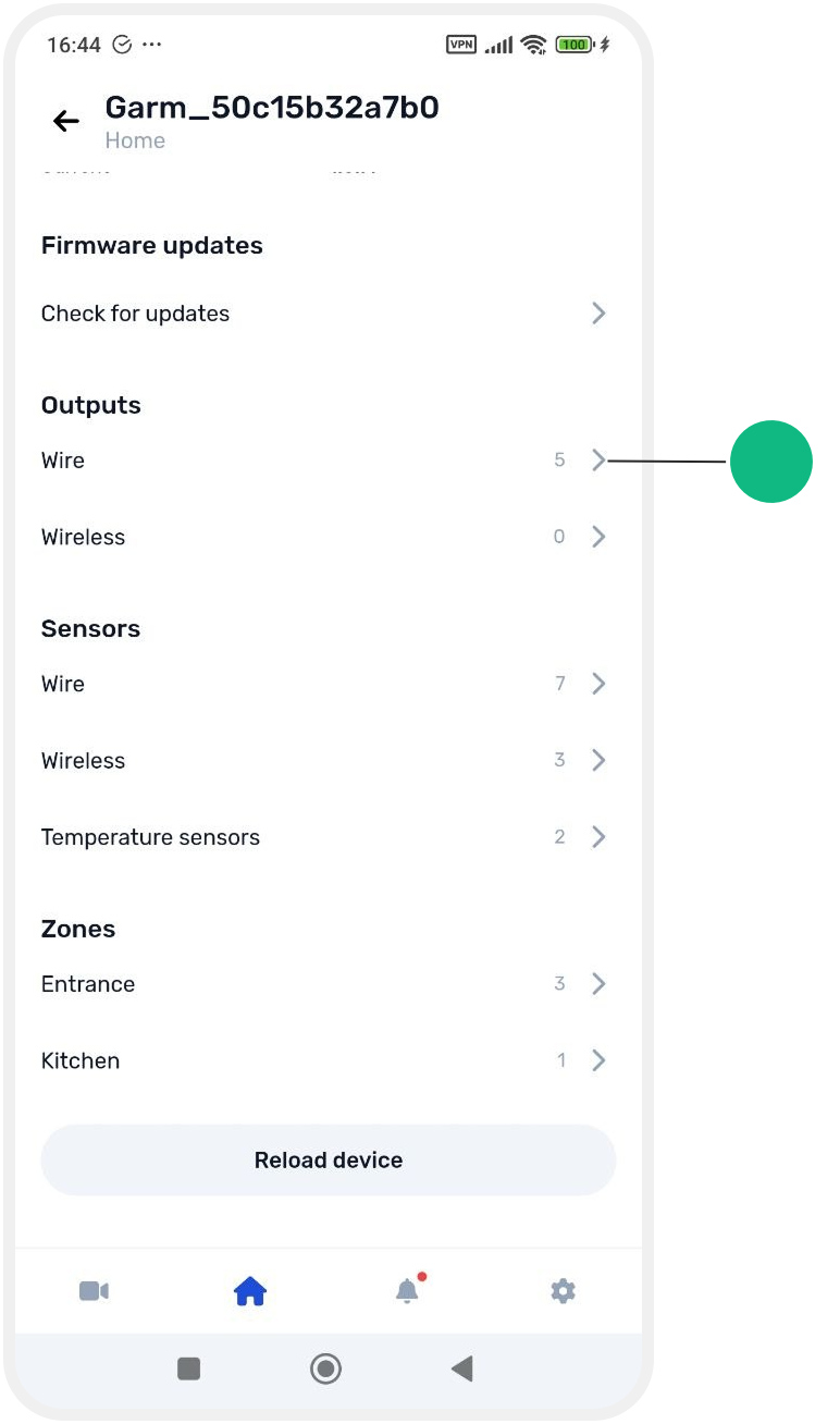 Viewing all devices and sensors