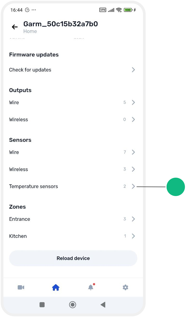 Viewing all devices and sensors